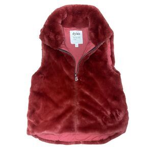 Dylan by True Grit Cozy Faux Fur Vest Sz: L
